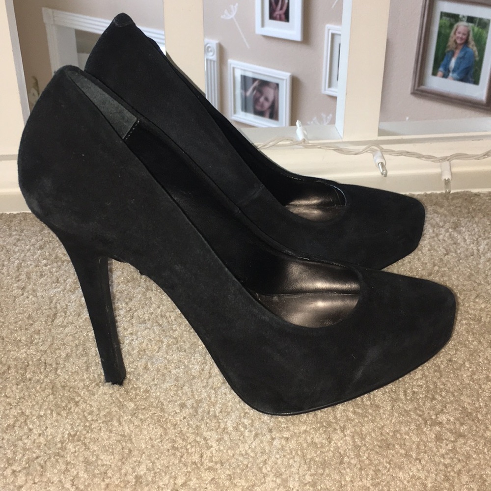 Black high heels